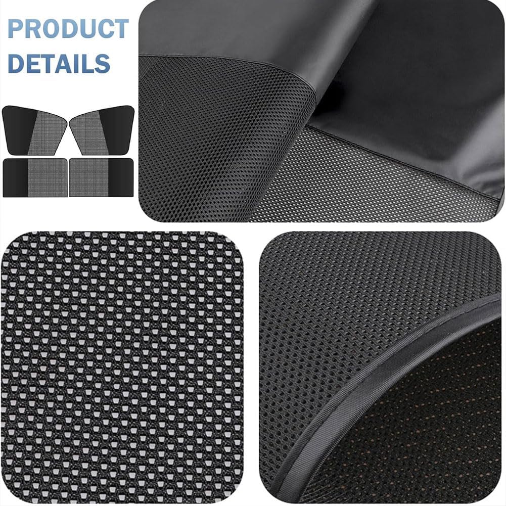 Car Side Window Shades for Lexus UX 250h 200 2019-2024, Magnetic Front Rear Windows Sun Shade Net Privacy Protection Heat Blocking Accessory,D/Vertical Front Window
