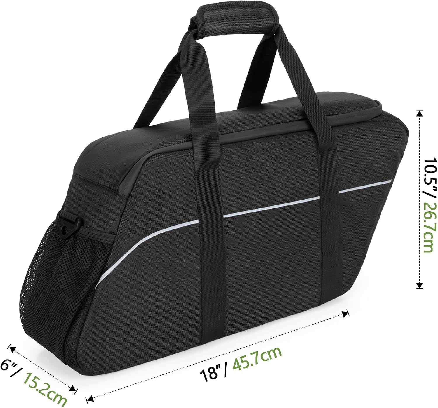 HODRANT Motorcycle Saddlebag Cooler, Leakproof Side Bag Liner Compatible With Harley Davidson 1993-2022 Touring Hard Saddlebag, Waterproof Insert Organizer, 1 Bag