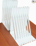 16 Pack L14 x H 10" White Heavy Duty Shelf Brackets by MHMYDZ