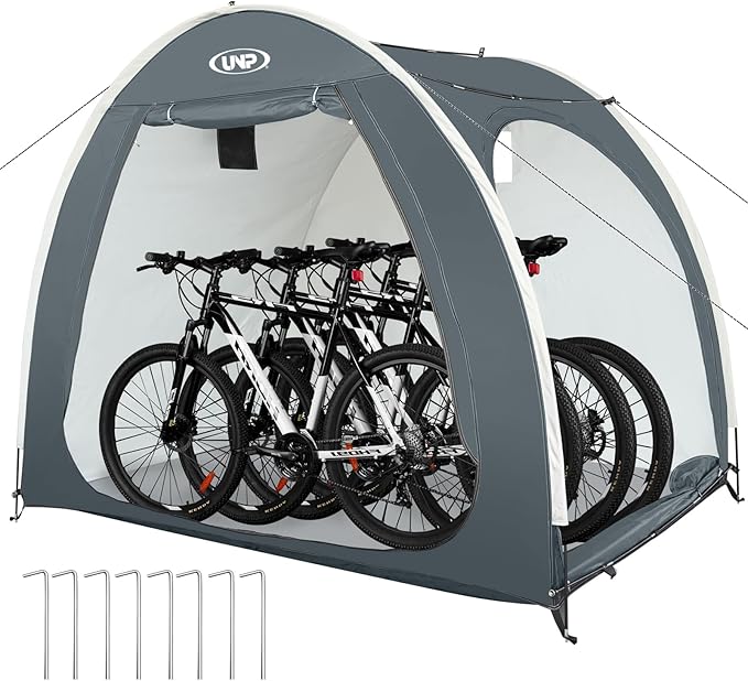 UNP Bike Storage Shed Tent, Portable Outdoor Bike Storage Tent by UNP