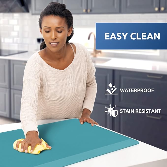 KitchenClouds Kitchen Mat Cushioned Anti Fatigue Kitchen Rug 17.3"x39" - Image 3