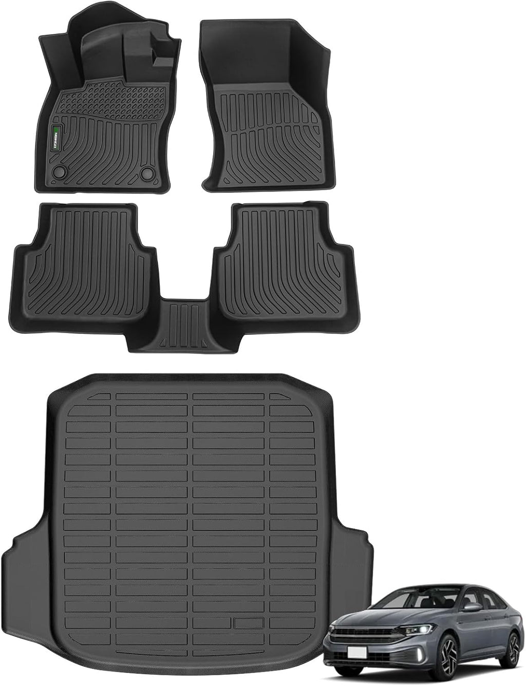ANBINGO® Floor Mats & Cargo Liner Set