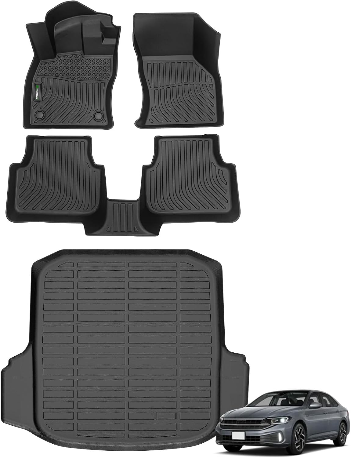 ANBINGO® Floor Mats & Cargo Liner Set