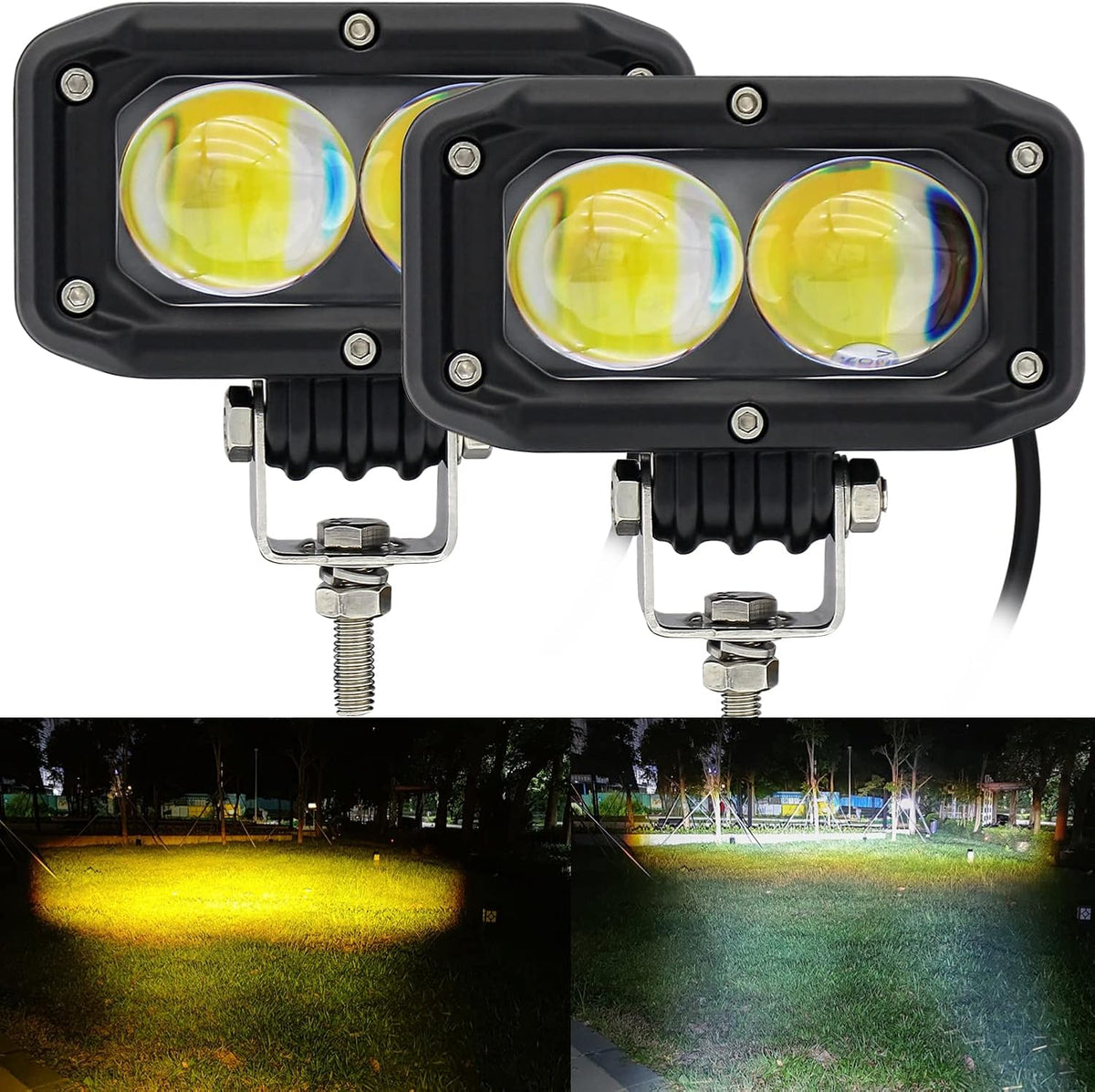stdysun led driving fog lights motorcycle fog lights, main product view