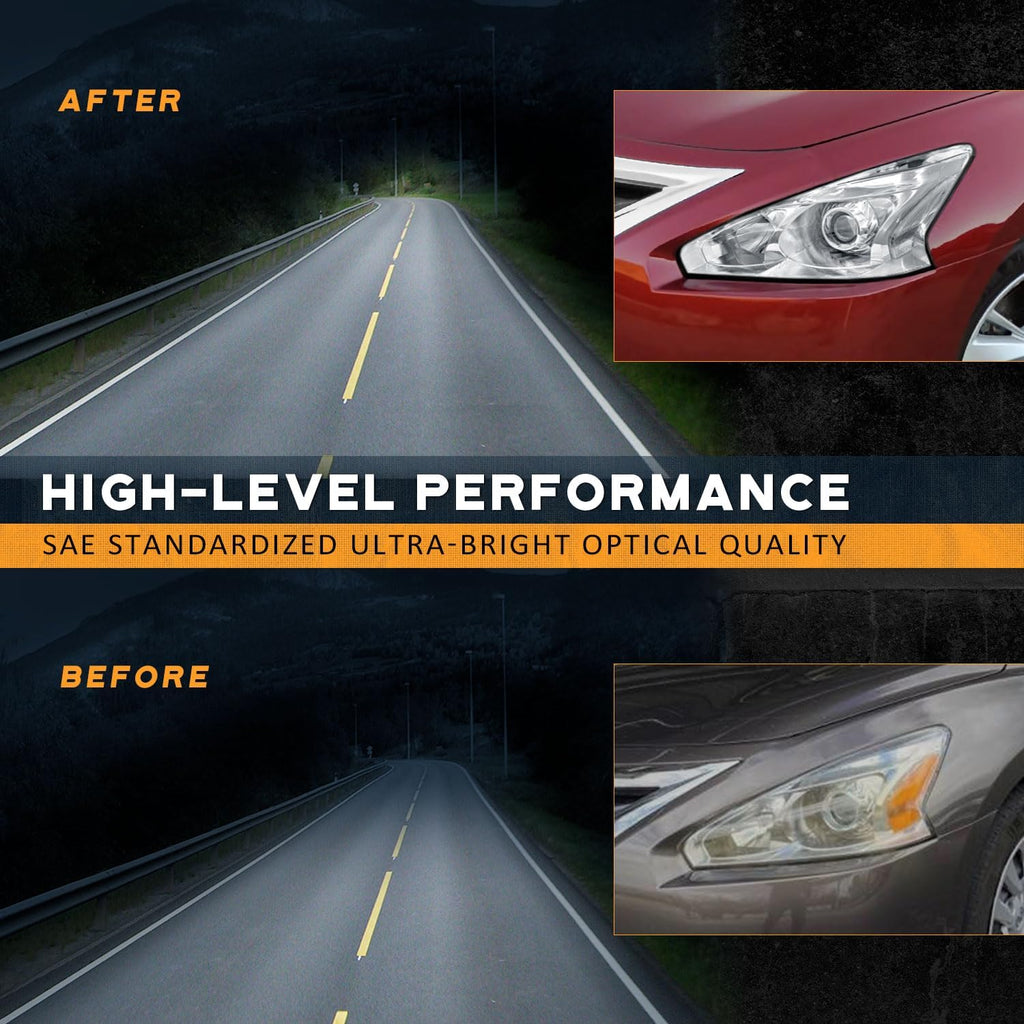 WEELMOTO Halogen Headlights for 2013-2015 Altima 4Dr Sedan Headlight Assembly Pair Replacement for 13 14 15 Altima Chrome Housing Clear Reflector (DOES NOT FIT XENON/HID)