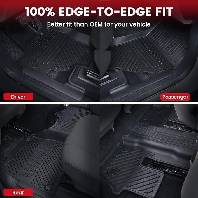 LASFIT Floor Mats Fit for Mercedes Benz GLS 450/580 / 63 AMG 2026 2025 2024 - Image 4