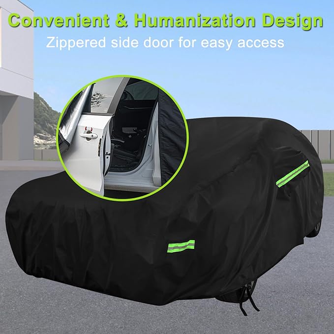 Car Cover Custom Fit for Honda Accord, Waterproof All Weather Full Exterior - Image 3