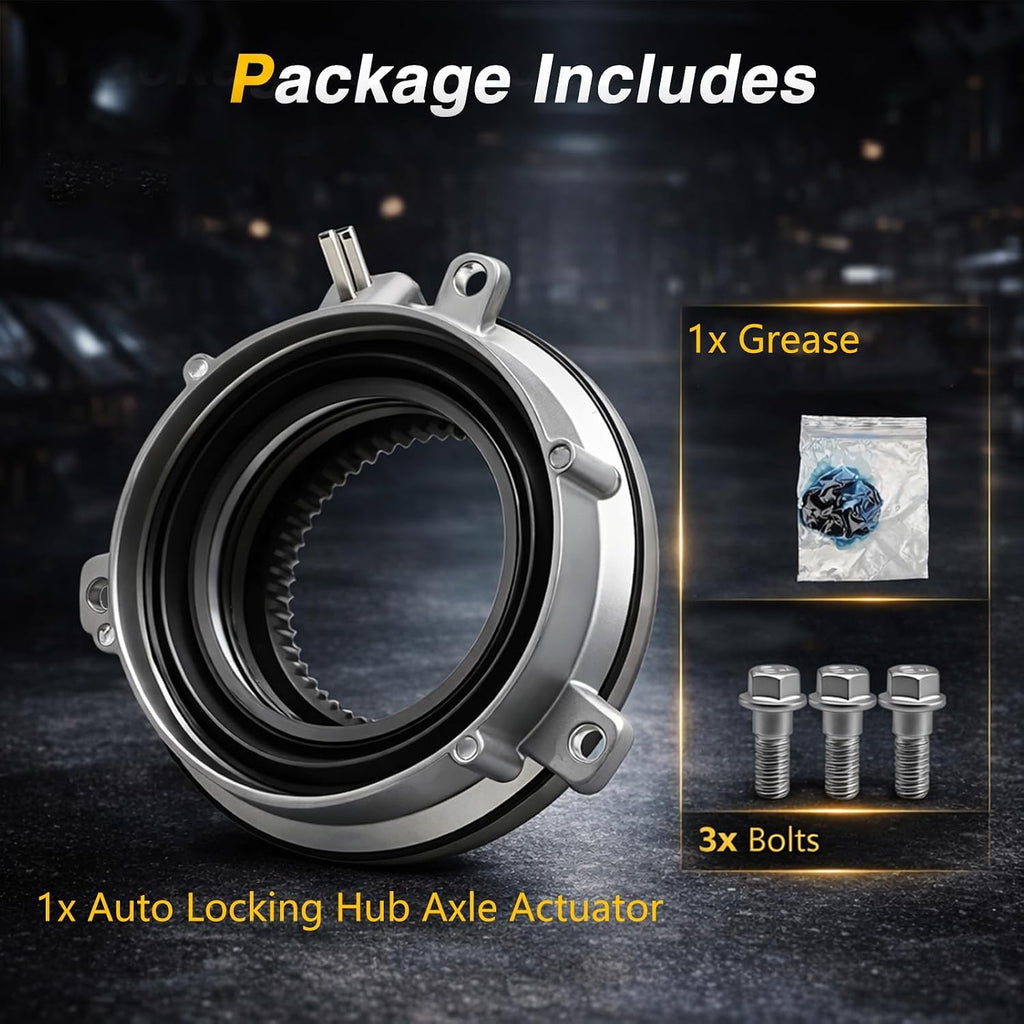 4WD Auto Locking Hub Axle Actuator 4 Wheel Drive Compatible with Ford F-150 Ford Expedition Lincoln Mark LT Lincoln Navigator Replace # 7L1Z-3C247-A (Front Left or Right)