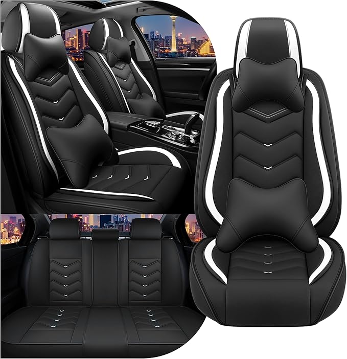 Car Seat Covers for Chrysler Pacifica 2004-2025, Stylish Sport Seat Cover by Unknown