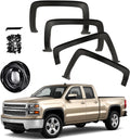 CROSSDESIGN Fender Flare Bed (Not for Dually Models) | Compatible with 2014-2018 Chevy Silverado 1500/2015-2019 Chevy Silverado 2500HD 3500HD(Only Fit Models with Fleetside)