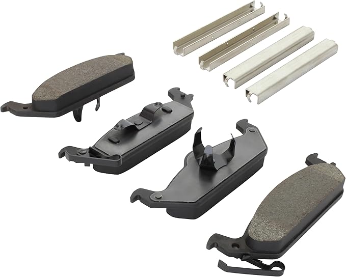 Premium Semi-Metallic Rear Brake Pads Compatible - Image 2