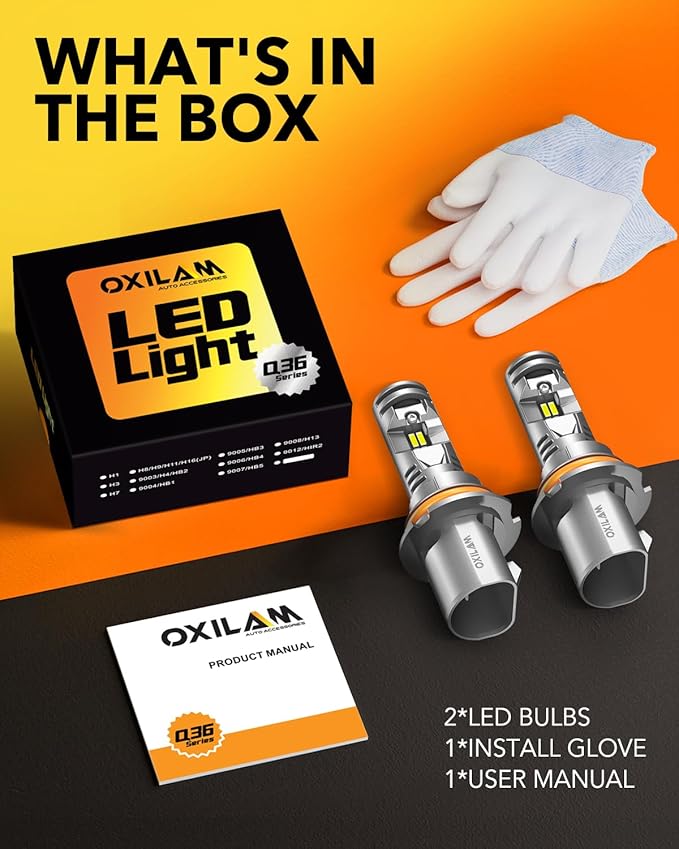 OXILAM 9007/HB5 LED Bulb, 900% Brighter, 3 Min Quick Install, 20 Years Lifespan - Image 8