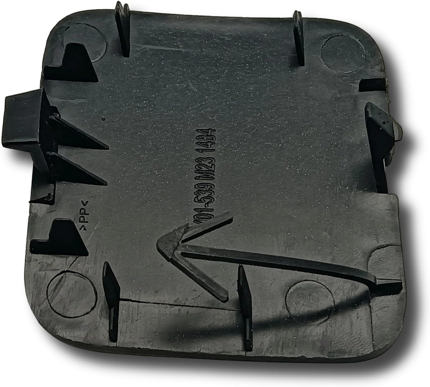 Front Right Passenger Side Tow Hook Cover Cap | Compatible With 2007-2009 Nissan Altima Sedan. Bumper Tow Eye Hole Cover Trim. Durable ABS Plastic Construction