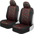 bdk red cherry car seat covers for front, main product view