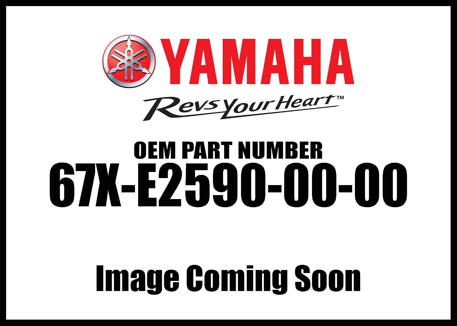 Yamaha Conduction Assembly Us 67X-E2590-00-00 New Oem