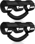 moveland Upgrade Roll Bar Grab Handles - Paracord Grab Handles for 1955-2023 Jeep Wrangler JL, JK, TJ, YJ & Jeep Gladiator Accessories - Premium Grade Nylon Materials, Strong(Black)