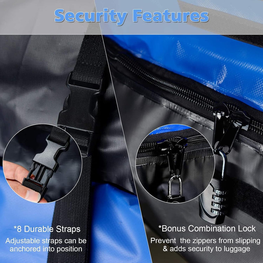 Roof Cargo Bag for Car Rooftop 15 Cubic Feet Waterproof for
