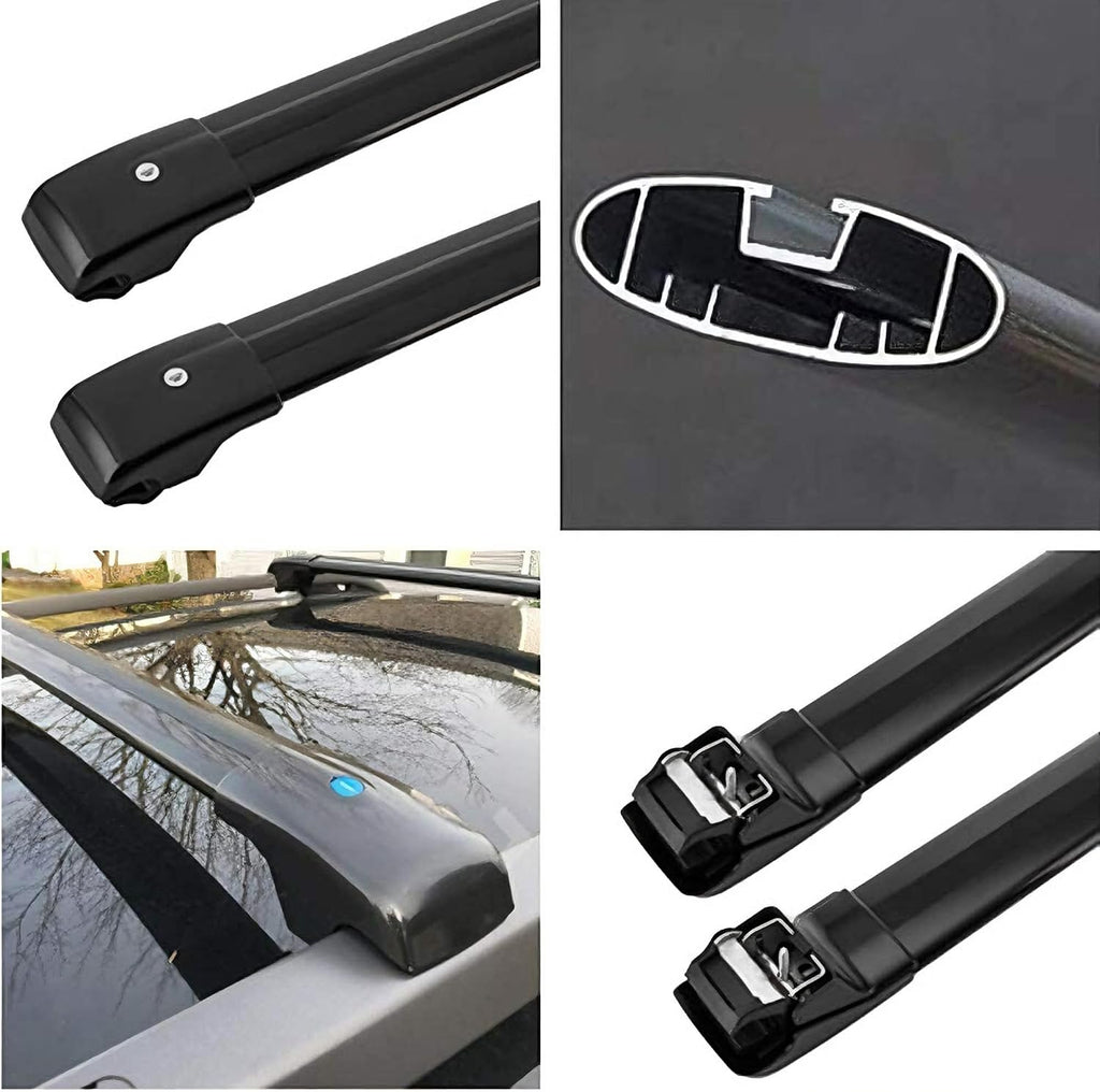 2Pcs Roof Bars Compatible with Buick Enclave 2025 2026 Aluminum Alloy Side Bars Cross Rails Roof Rack Luggage Carrier(SYB)
