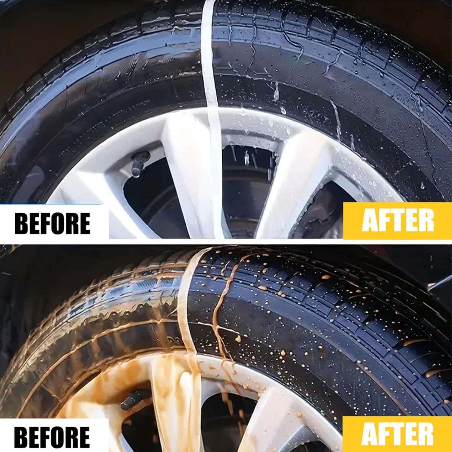 Tire Paste, Tyre Stain Remover,100g, Tire Shine Wax, High Gloss Long-Lasting Black Finish Waxing Polishing Paste For Automobile Maintenance Cleaning Refurbishing