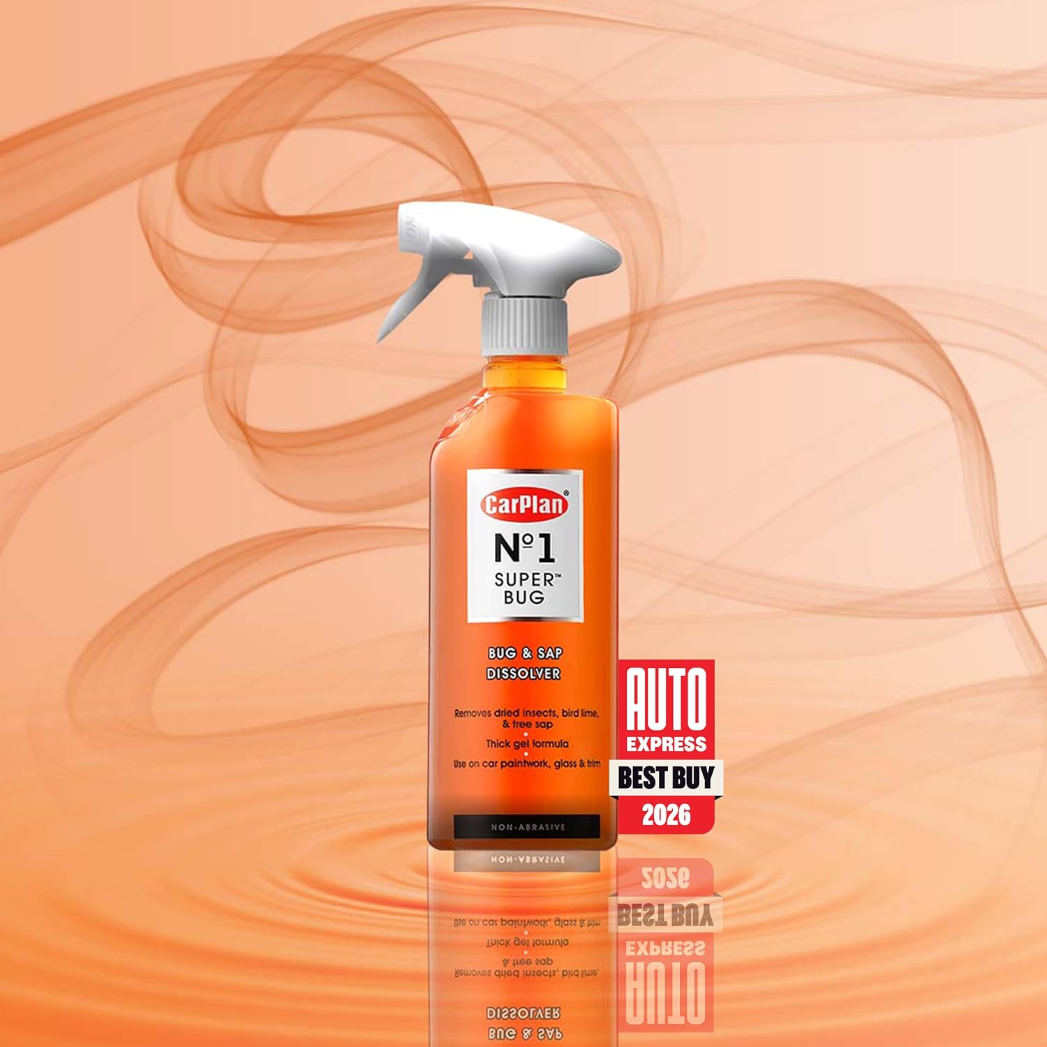 CarPlan No.1 Super Bug Spray with Trigger, Sap and Insect Remover, 21 Fl Oz