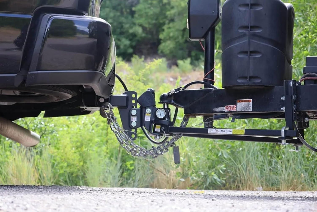 Weigh Safe True Tow Middleweight - Weight Distribution Hitch - Ball Mount Hitch with Anti-Sway Technology - 10" Drop, 2.5" Shank, 8,500-lb Towing Capacity & 1-Piece Lock