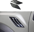 Front Side Fender Vent Chrome Cover Trims for 2017 2018 2019 2020 Ford F150 Raptor Accessories (Carbon Fiber)