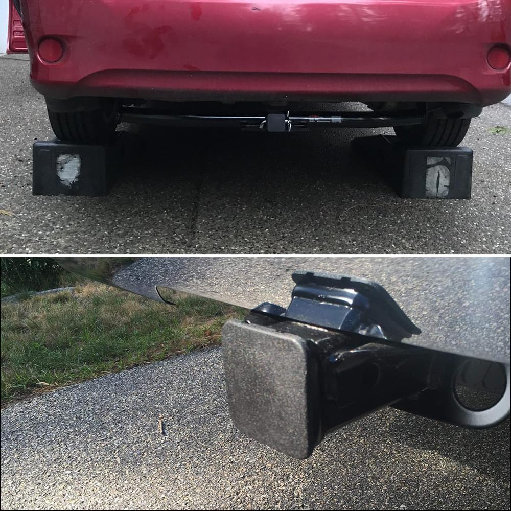 2 Pcs 1 1/4 Inch Hitch Cover Tube Cap 1.25" Universal Receiver Hitch Plug 1.25 inch Insert Hitch Receiver Cap Hitch Covers 1 1/4 Inch Trailer Hitch Receiver Covers