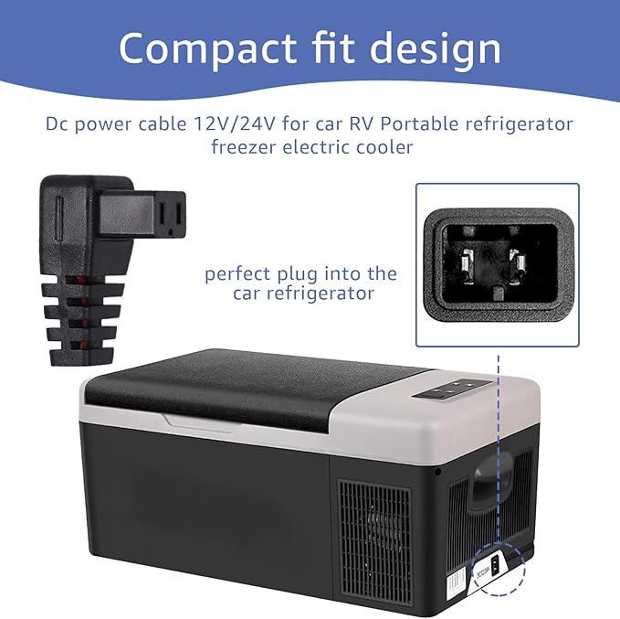 12V/24V Car Refrigerator Power Cord is Compatible - Image 4