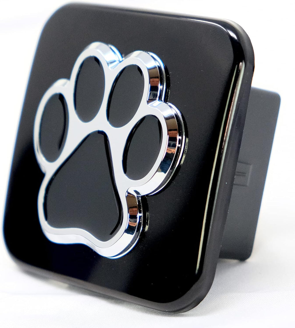 Bear Dog Paw Foot Hitch Cover Tube Plug Insert Fits 1.25" Receivers
