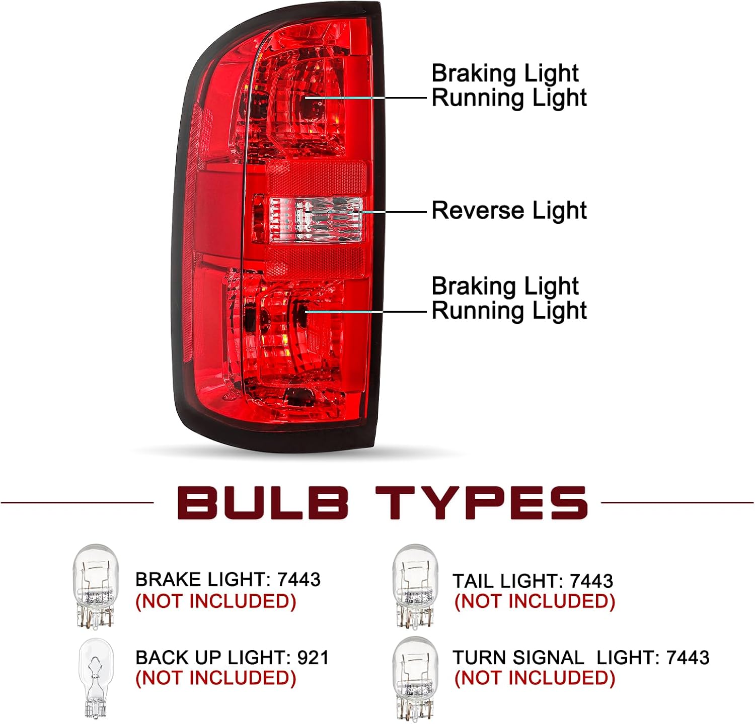 JSBOYAT Halogen Headlight & Taillight Assembly Fit for 2015-2022 Chevy Colorado 4-Door Extra Cab | Crew Cab Models Driver and Passenger Side, Chrome Housing & Amber Reflector