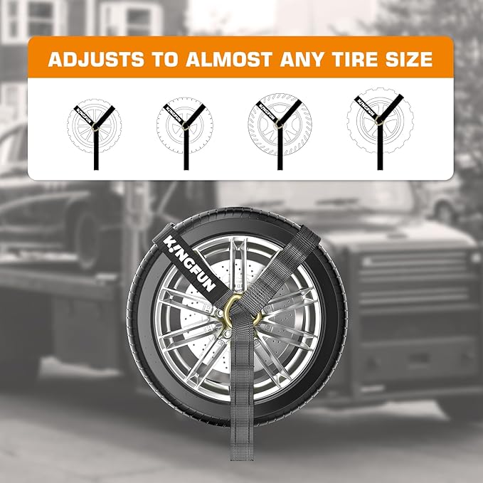 Kingfun Car Tie Down Straps for Trailers - Image 6