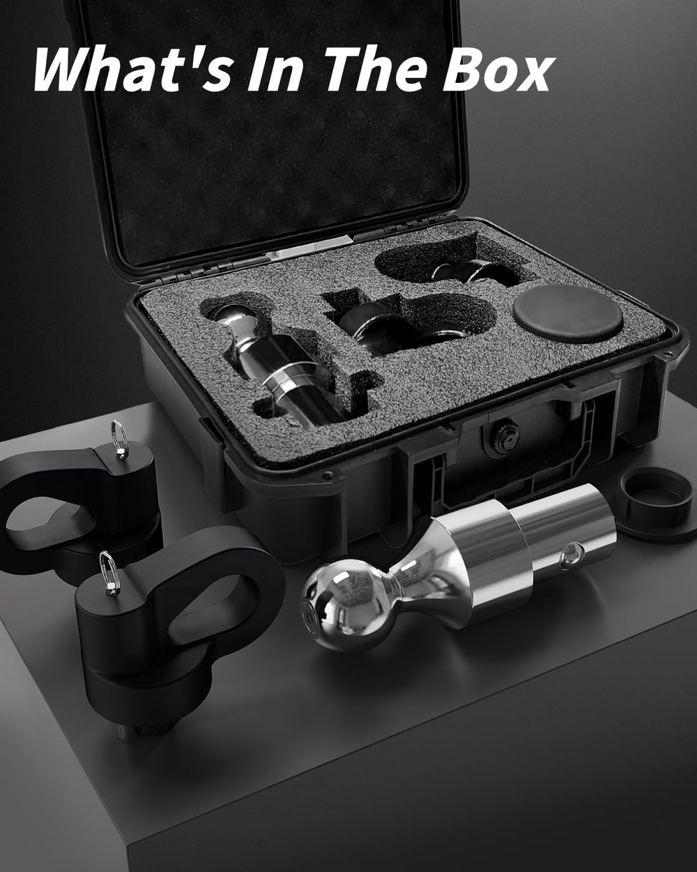 60692 Puck System Gooseneck Hitch Ball Kit with Box, Fit for 2013-2024 Ford F...
