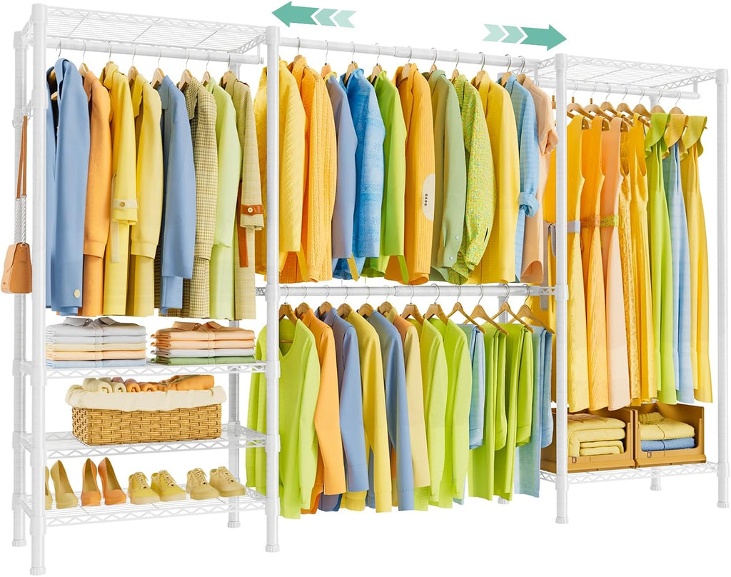 semhor e06 expandable heavy duty clothes rack for, main product view