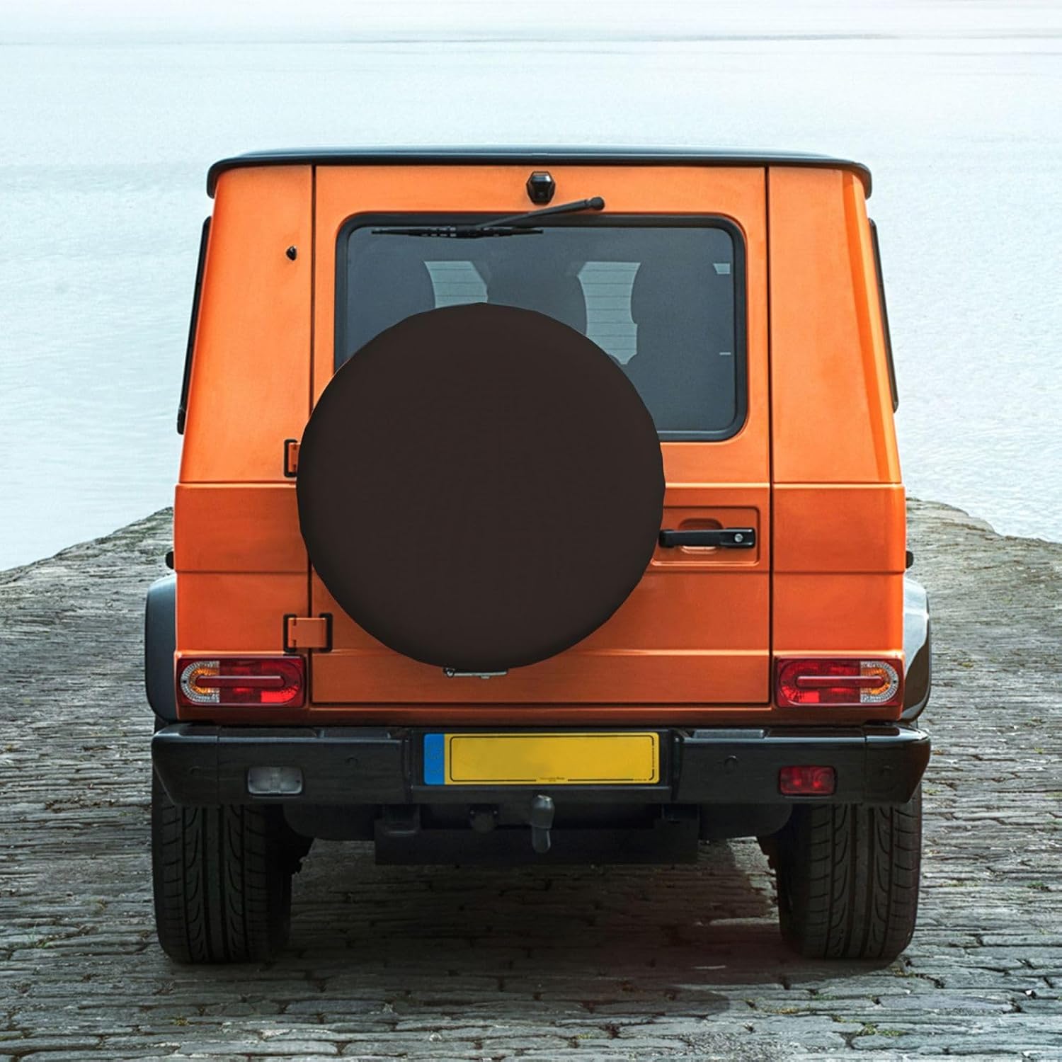 Warm Black Print Universal Spare Tire Cover for RV, Jeep | Wheel Protector Fits Rv, Trailer, Jeep, Shield Tires From Sun, Dirt And Rain For Outdoor Storage