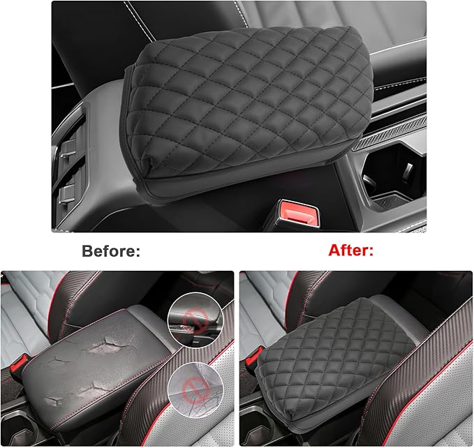 SXCY for 2024 VW Tiguan Armrest Cover Pad for Volkswagen Tiguan 2024 - Image 2