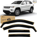 Nilight in Channel Rain Guards for Jeep Grand Cherokee 2011 2012 2013 2014 2015 by Nilight