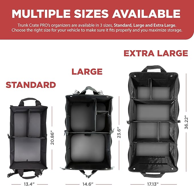 TRUNKCRATEPRO XL Premium SUV, Car Trunk Organizer - Image 7