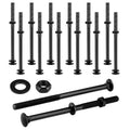 zonon 12 sets 1/2 x 8 inch black, main product view
