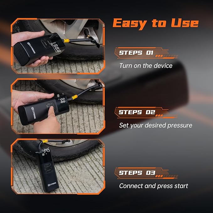 Tire Inflator Portable Air Compressor - Image 7