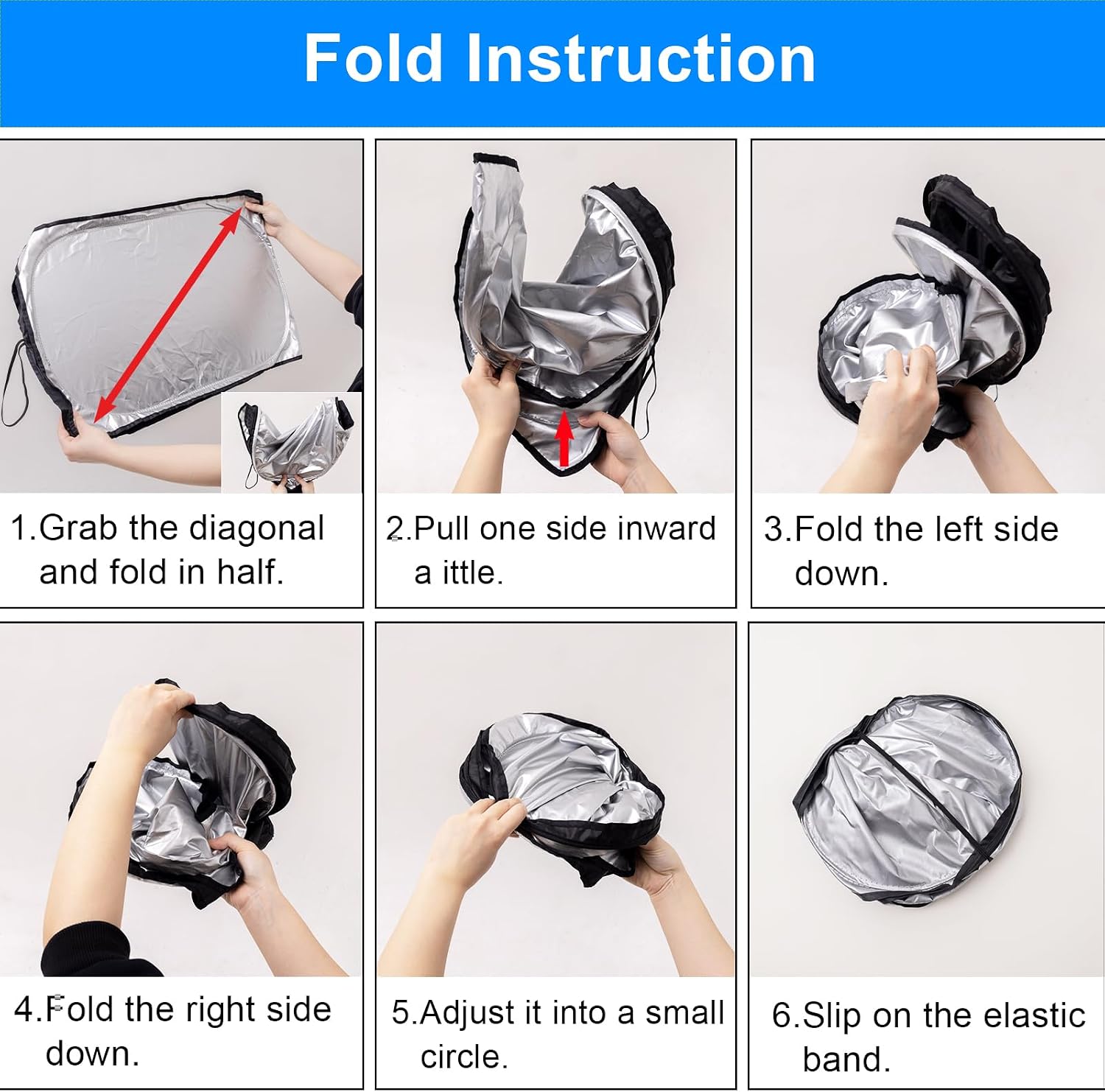 Windshield Sun Shade for 2021-2026 Ford Bronco Sport| Fully Covered Foldable Front Window Sun Visor| 310T Polyester| UV Heat Insulation Protection| Outdoor Camping (Not for Bronco Model)