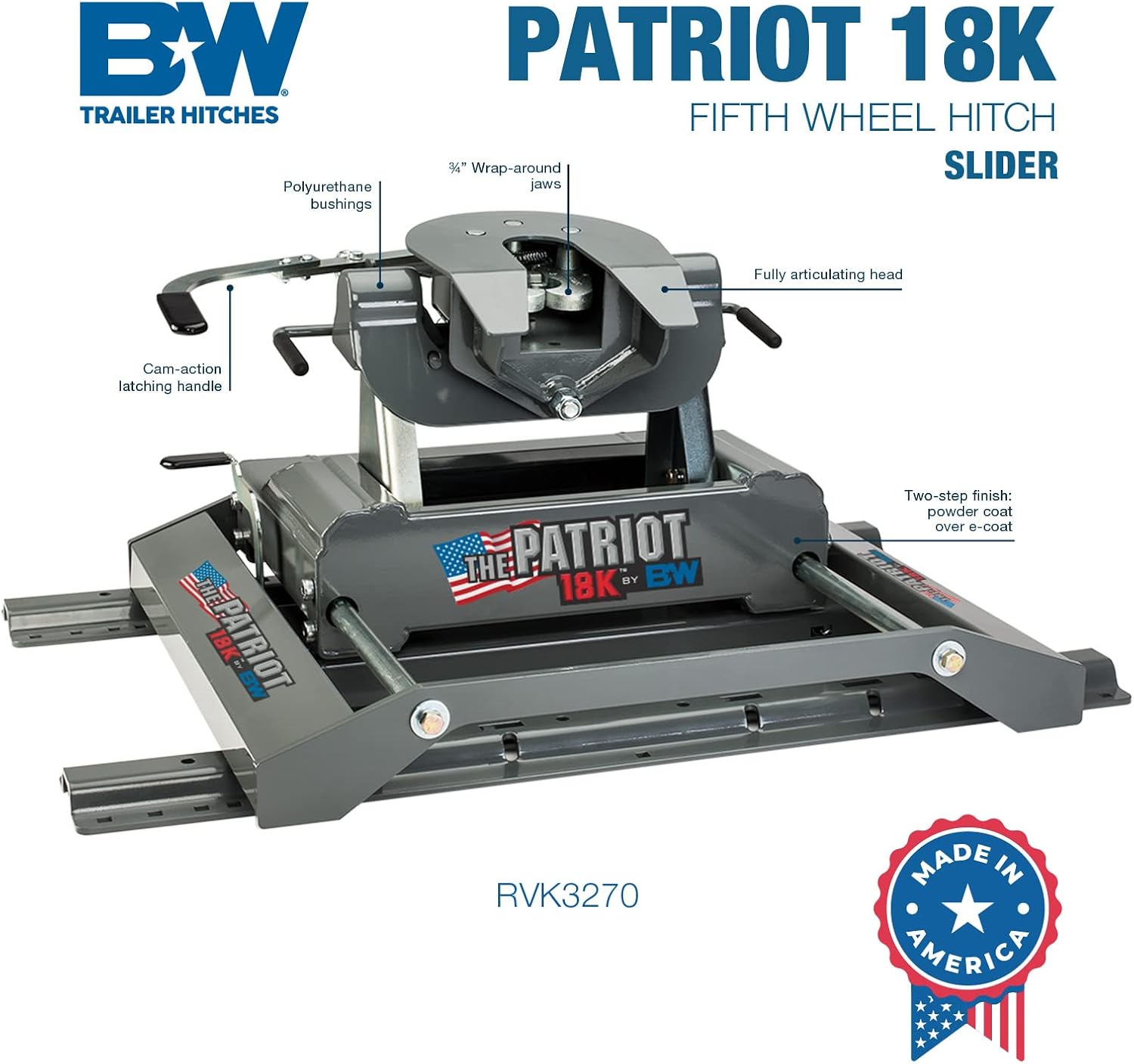 B&W Trailer Hitches RVK3270 Fifth Wheel Hitch