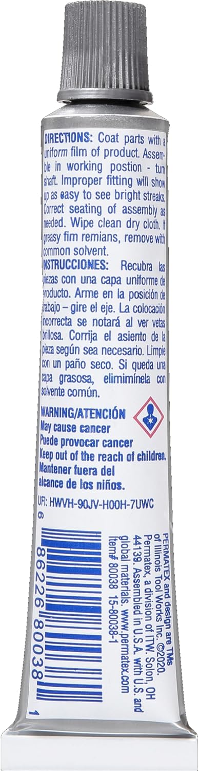 Permatex 80038 Prussian Blue, .75 fl oz Tube