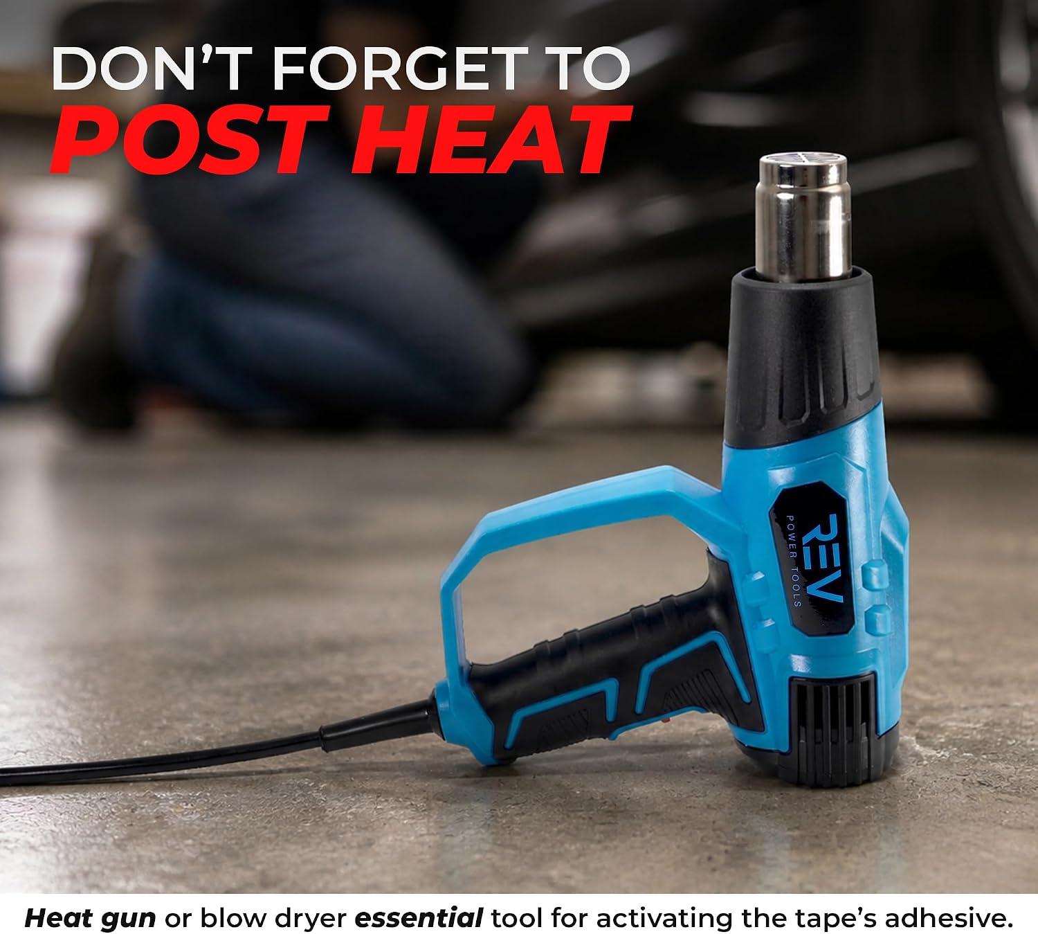VViViD Headlight & Taillight Adhesive Repair Tape Red and Transparent 2-Roll Pack (1.8" x 7ft)
