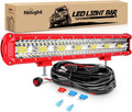 nilight led light bar 20 inch with wiring, main product view