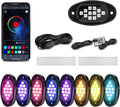 RGB Car Lights APP Controlled LED Underbody Light Kit with 12 Premium 5050 LED Chips 16 Million Colors Music Sync for Cars Trucks SUVs ATVs Boats