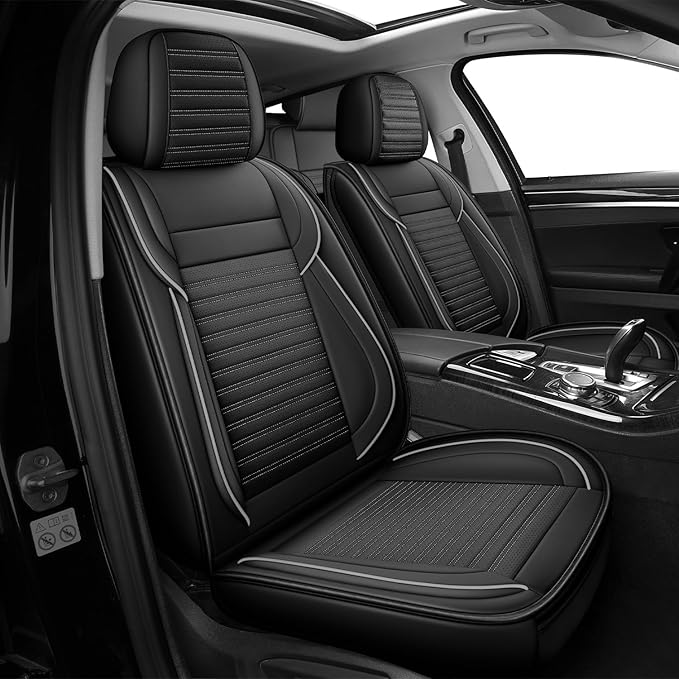 LINGVIDO Car Seat Covers, Breathable and Waterproof Faux Leather Automotive by LingvidoSeatCover