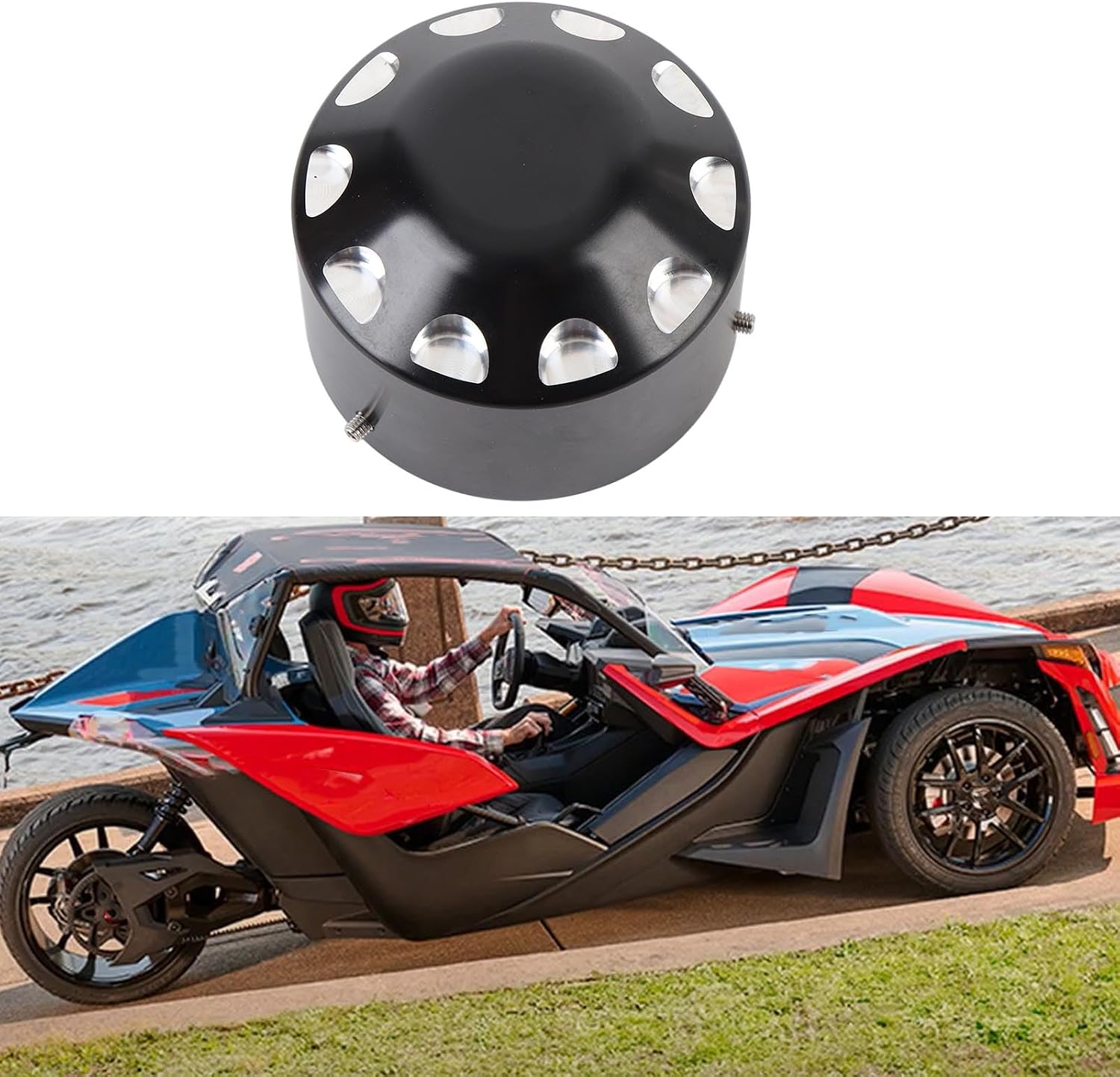Durable Black Axle Nut Cover Protection Cap Fit for Polaris 2015-2024, Built to Last for Outdoor Adventures