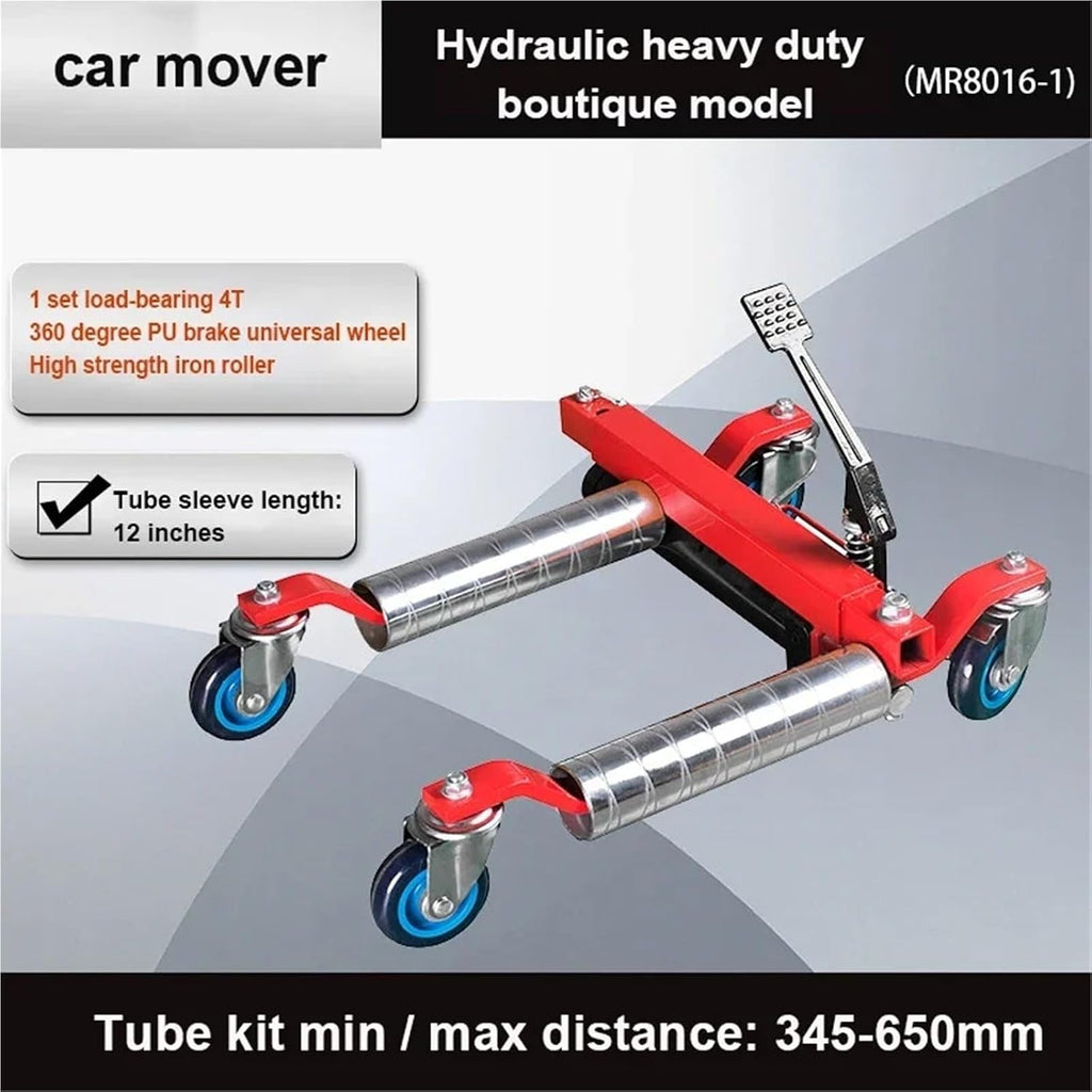 Trailer Mover 12 Inch Hydraulic Wheel Jack Movers Property Fire Fighting Trailer Moving Hydraulic Mechanical Lifter Car Moving Dolly (Mr8016 1)