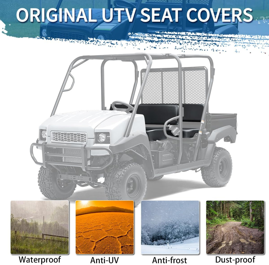 Front Bench Seat Cover Replacement for 1993-2008 Kawasaki Mule 2500 2510 3000 3010