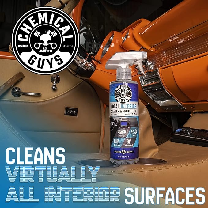 Chemical Guys Total Interior Cleaner & Protectant, Cleans & Protects Leather - Image 5